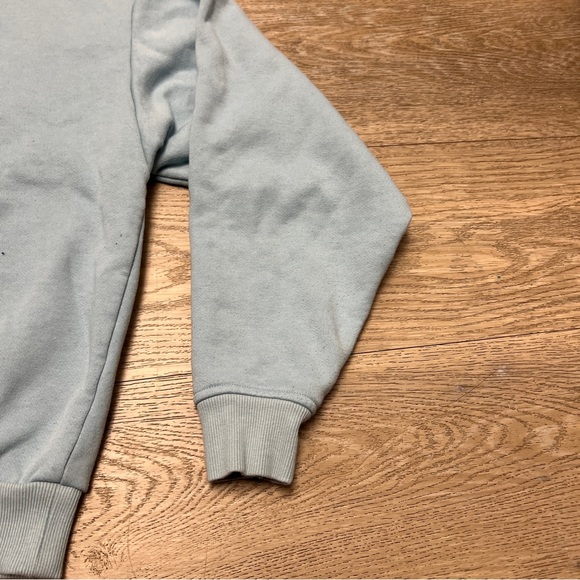 Alo Yoga Accolade Crew Neck Pullover Sweatshirt Blue Small ? Cut Tag - Picture 5 of 9